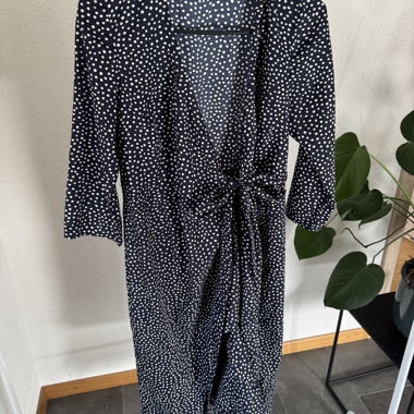 Long polka dot dress