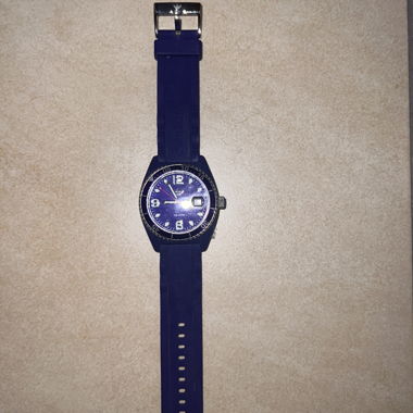 Blaue Uhr