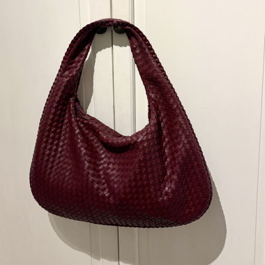 borsa intrecciato bordeaux