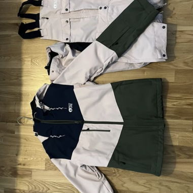 Set sci Picture XL: salopette e giacca