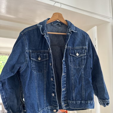 Veste en jean bleue