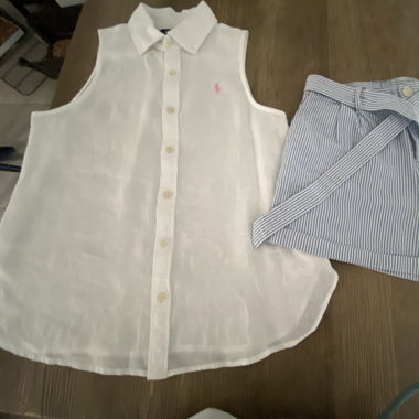 Ensemble  short et blouse ralf Lauren 