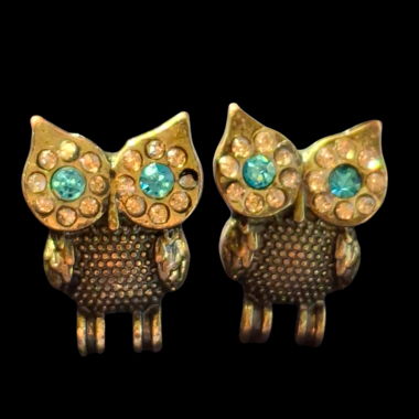 Boucles d'oreilles hibou