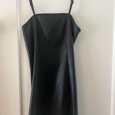 Sleek Black Mini Dress