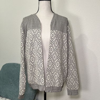 Giacca Fantasia con Zip