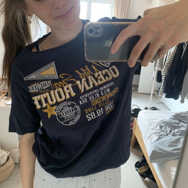 T-shirt oversize graphique