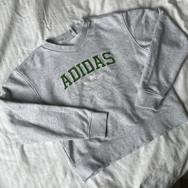 Adidas Sweatshirt, Grau, XS