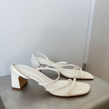 Black & white sandals 