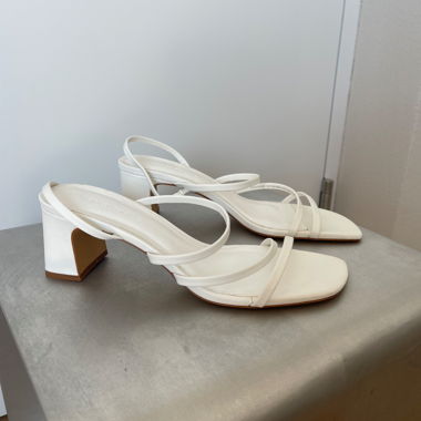 Black & white sandals 
