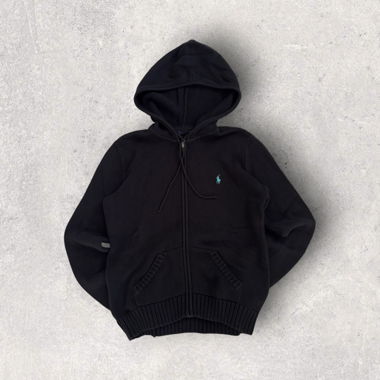 Gilet zippé Ralph Lauren noir