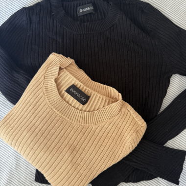 Ribbed T-shirts