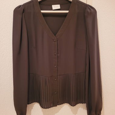 VILA blouse with pleats