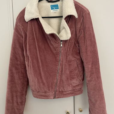 Cordjacke altrosa
