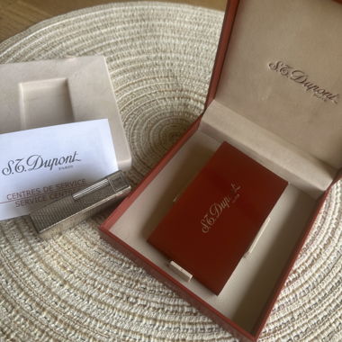 S.T. Dupont lighter with case