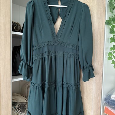 Robe verte d’été 