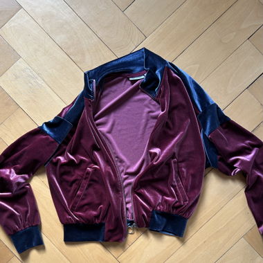 seidige Trainingsjacke