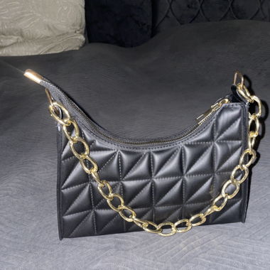 Moderne Damentasche, schwarz 