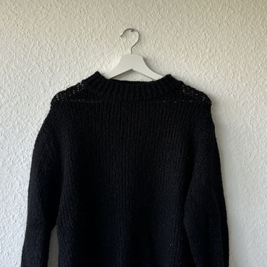 Pull en laine noir Zara 