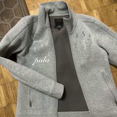 HV Polo Sweatjacke grau, Gr. S