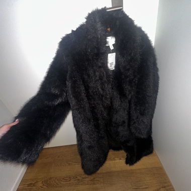Kunstfell Winterjacke, Grösse M