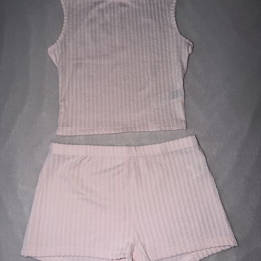 Pinkes Zweiteiler-Set