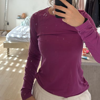 Langarm Sport-shirt