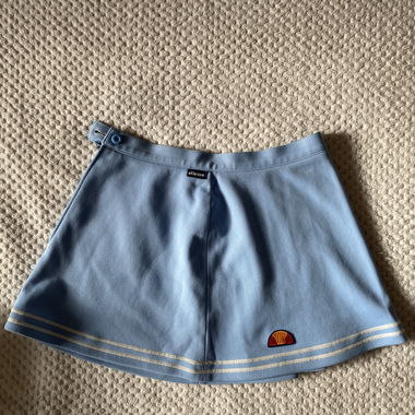 Gonna vintage plissettata blu Ellesse