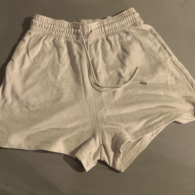 Hellrosa Sweat-Shorts mit Gummibund Grösse S