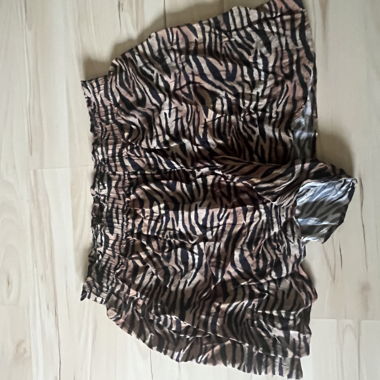 Shorts à imprimé zèbre