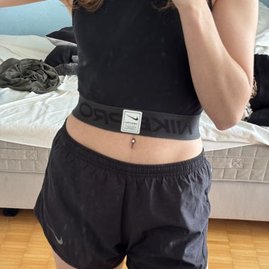 Shorts de sport Nike noirs