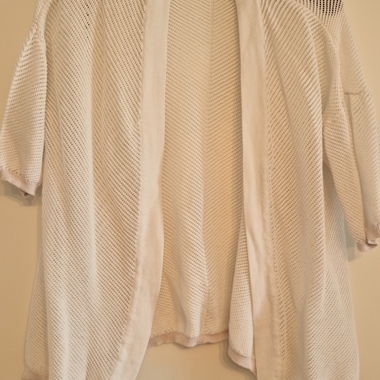 Cardigan in maglia maniche corte