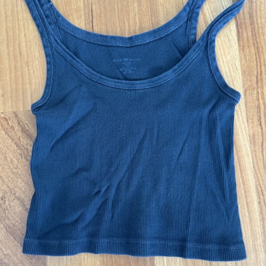 Canotta blu scuro Brandy Melville