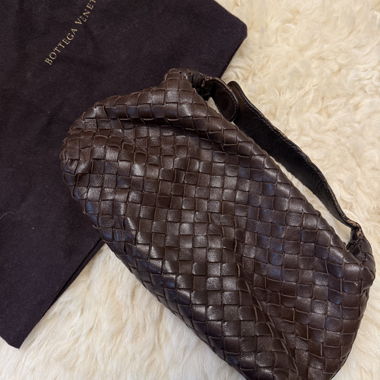 BOTTEGA VENETA Mini-Hobo-Tasche aus Leder