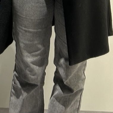 Jeans in denim grigio