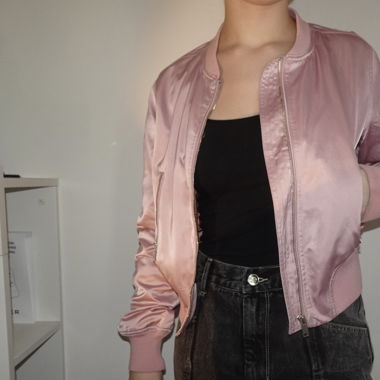pinke bomberjacke