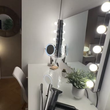 Mirror with LED