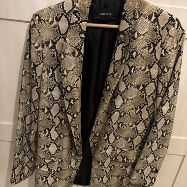 Blazer schlangenmuster