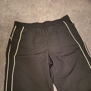 Baggy Fit Sporty Parachute Pants