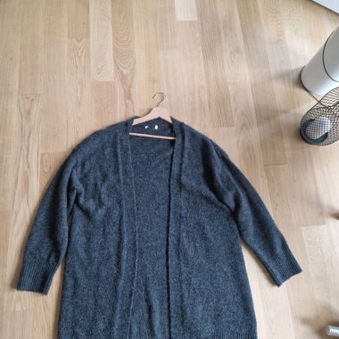 Grey Knit Cardigan
