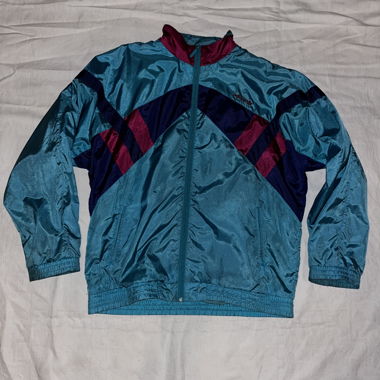 Vintage adidas teal track jacket