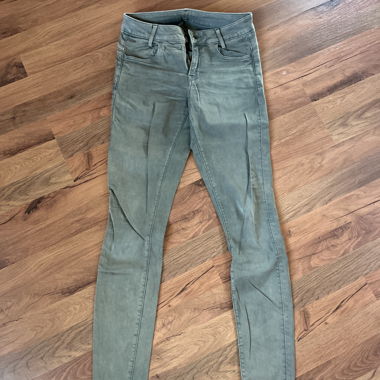 Jean vert skinny