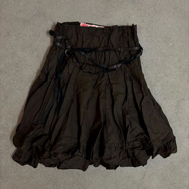 „Brown-ie“ dark brown pleated skirt