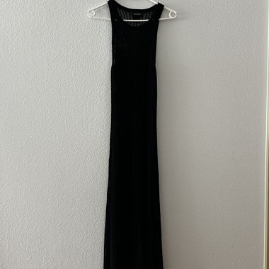 MONKI STRICKKLEID SCHWARZ XS