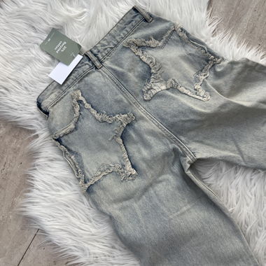 Wide Jeans with Stars