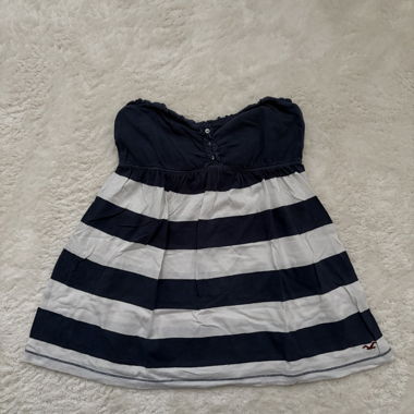 vintage Hollister Bandeau-Top gestreift
