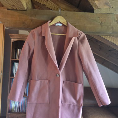 Terracotta Blazer Coat