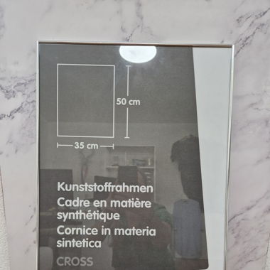 Silberner Rahmen 50x35cm