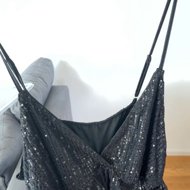 Black Sequin Top