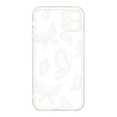 iPhone 11 Hülle transparentes Schmetterlingsdesign
