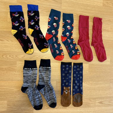 Bunte Marken-Socken (5 Paar) 
